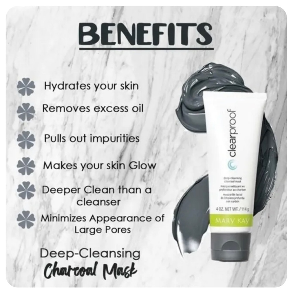 NEW!! Mary Kay deep cleansing charcoal, mask (still sealed in the box)